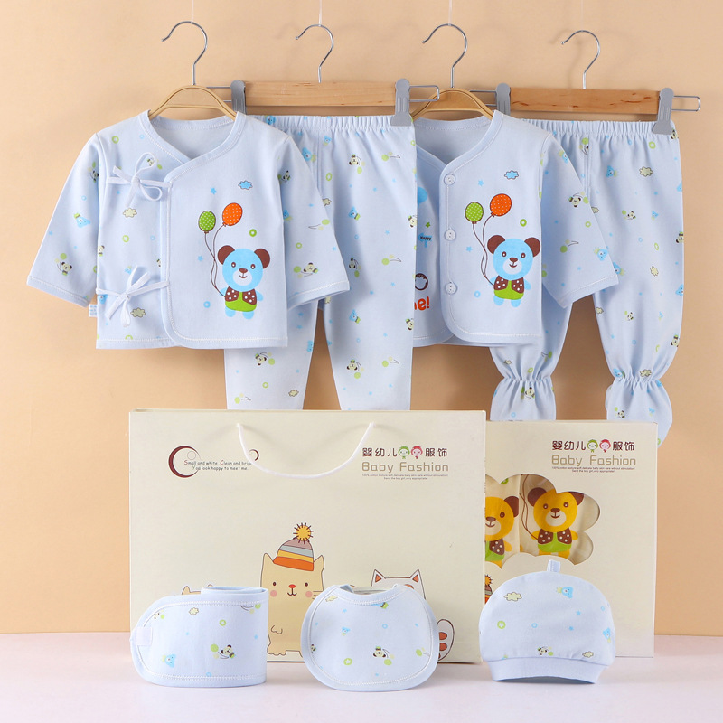 婴儿礼盒/宝宝满月衣服/纯棉套装产品图