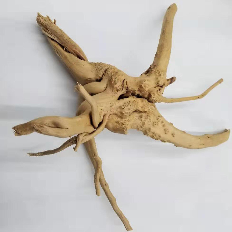 Aquarium fish tank decoration, branch floating wood landscaping, tree roots combined with bottom sand potted plants for landscaping, ranging from 30 to 37cm