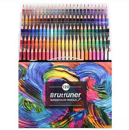 Cross-border exclusive for Brutfuner120 colored pencils, water-soluble colored pencils, comic colored pens, doodles