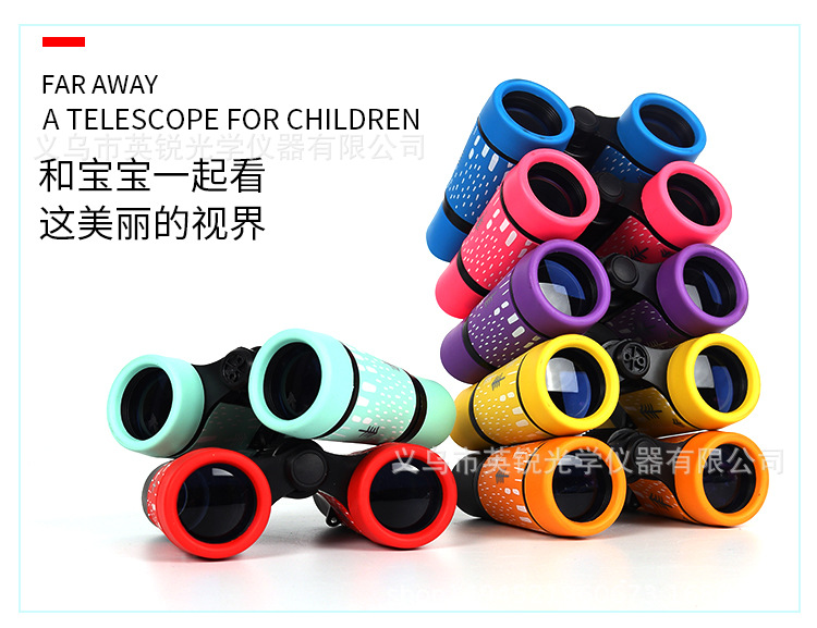Eyenre/ Aiborui Children's Educational Toy 4*30 Toy Telescope with Colorful Upgraded Cartoon pattern Application Scenario