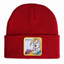 Anime surrounding Dragon Ball character VEGITO knit hat Beanie hat Hip hop ski pullover hat