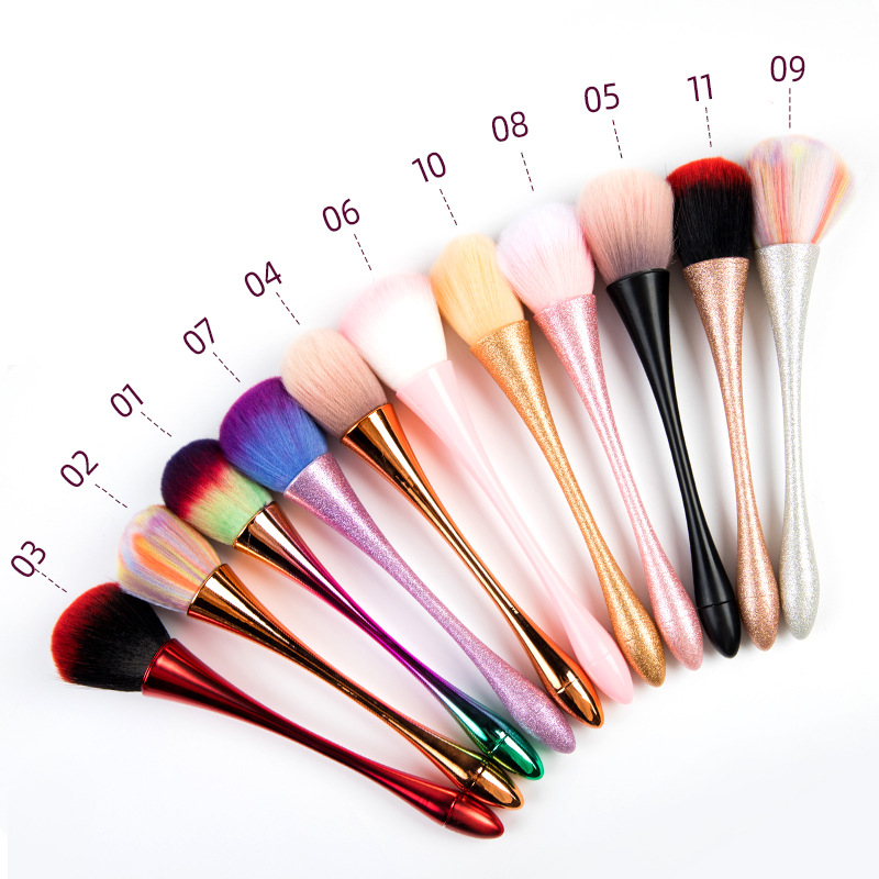 Nail art dust brush, nail brush, nail art tools, nail trimming and cleaning brush, loose brush, shanilak Specification image