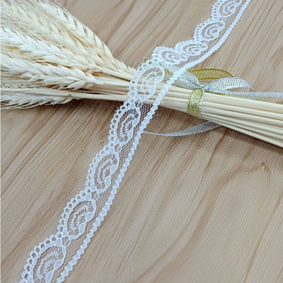 Factory direct supply of 2.5cm non-elastic lace trim shoes, accessories and DIY clothing accessories