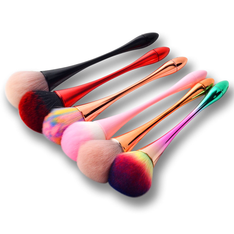 Cross-border nail art dust brush, Little Waist makeup brush, Internet celebrity brush, nail art brush, dust brush, blush brush, loose brush, shanilak Application Scenario