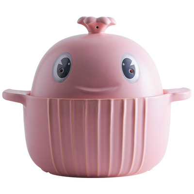 Factory direct sales: Niannian Fish pot, clay stew pot, household open flame induction cooker, gas clay pot, soup and milk pot, gift wholesale Item Picture