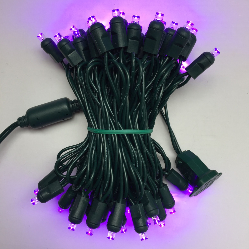 110V US standard light string UL injection molding outdoor waterproof Christmas light, 5mm injection molding holiday light string Specification image