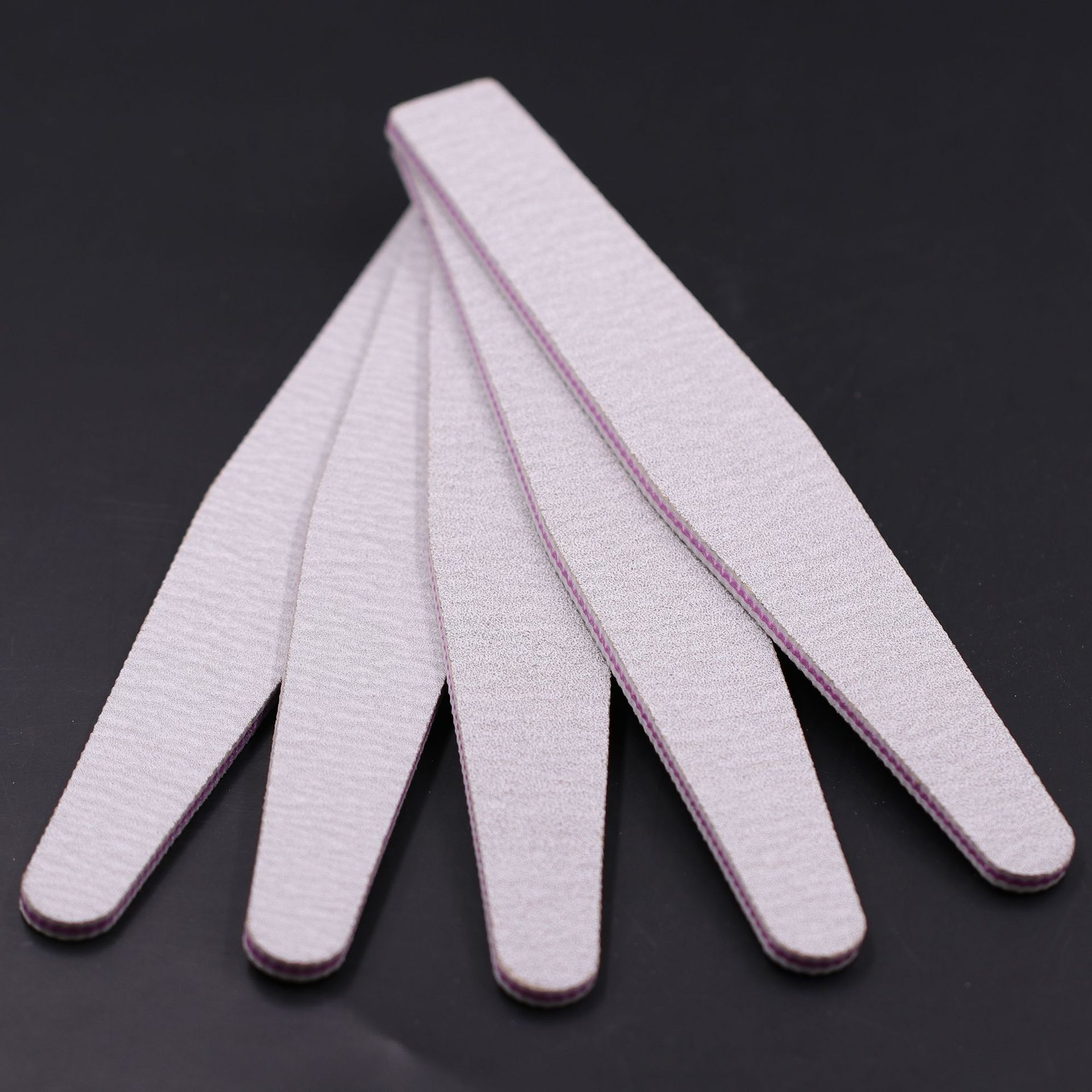 shanilak frutas piezas de madera casquillos cajas uñas frustra herramientas de uñas artículos lija tiras lijadoras tiras exfoliantes gris blanco diamante rub strip manicure shape set Specification image