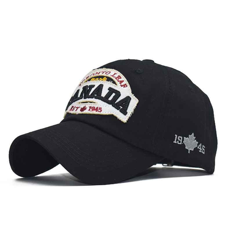 Aliexpress ebay explosion Canadian letters CANADA baseball cap men's and women's cap cotton all-match cap