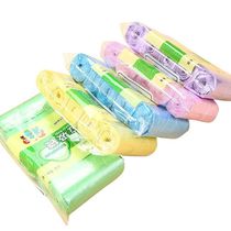 New material upgrade five roll garbage bags thickened point break type color garbage bags disposable environmental plastic bags