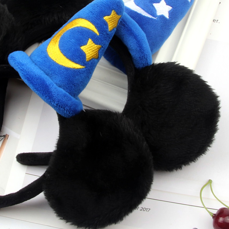Children's Cartoon Rust Magic Hat Headband Mickey Star Moon Hat Headband Tour Selling Cute Christmas Hat Horn Headband Item Picture