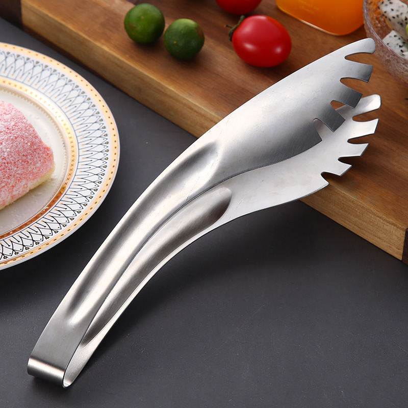 Factory direct sales of stainless steel clips, food clips, cake and bread clips, barbecue clips, kitchen anti-scald clips, fruit clips, meal clips details Picture