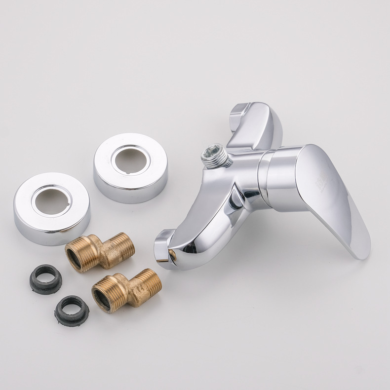 Concealed Shower Faucet Cold And Hot Concealed Mixing Valve Faucet Antifreeze Explosion-Proof Concealed Shower Mixing Valve Specification drawing