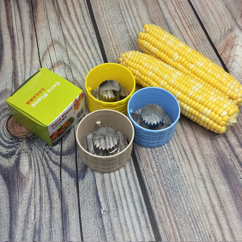 创意不锈钢玉米刨 家用玉米脱粒机 多功能剥玉米器厨房小工具批发详情图2