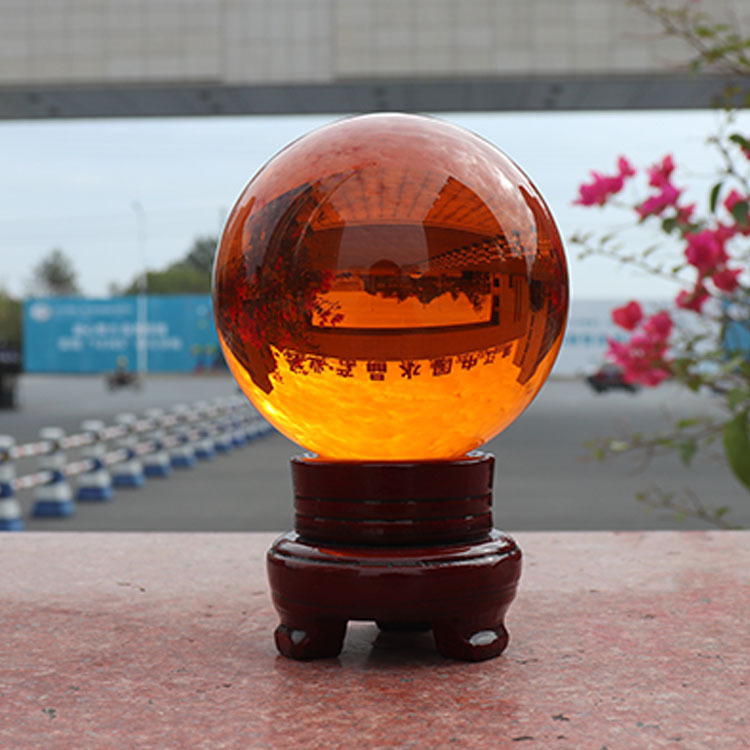 Manufacturers Directly Supply K9 Various Colors And Sizes Of Magic Ball Crystal Ball Transparent Light Ball Crystal Crafts Decoration Specification drawing