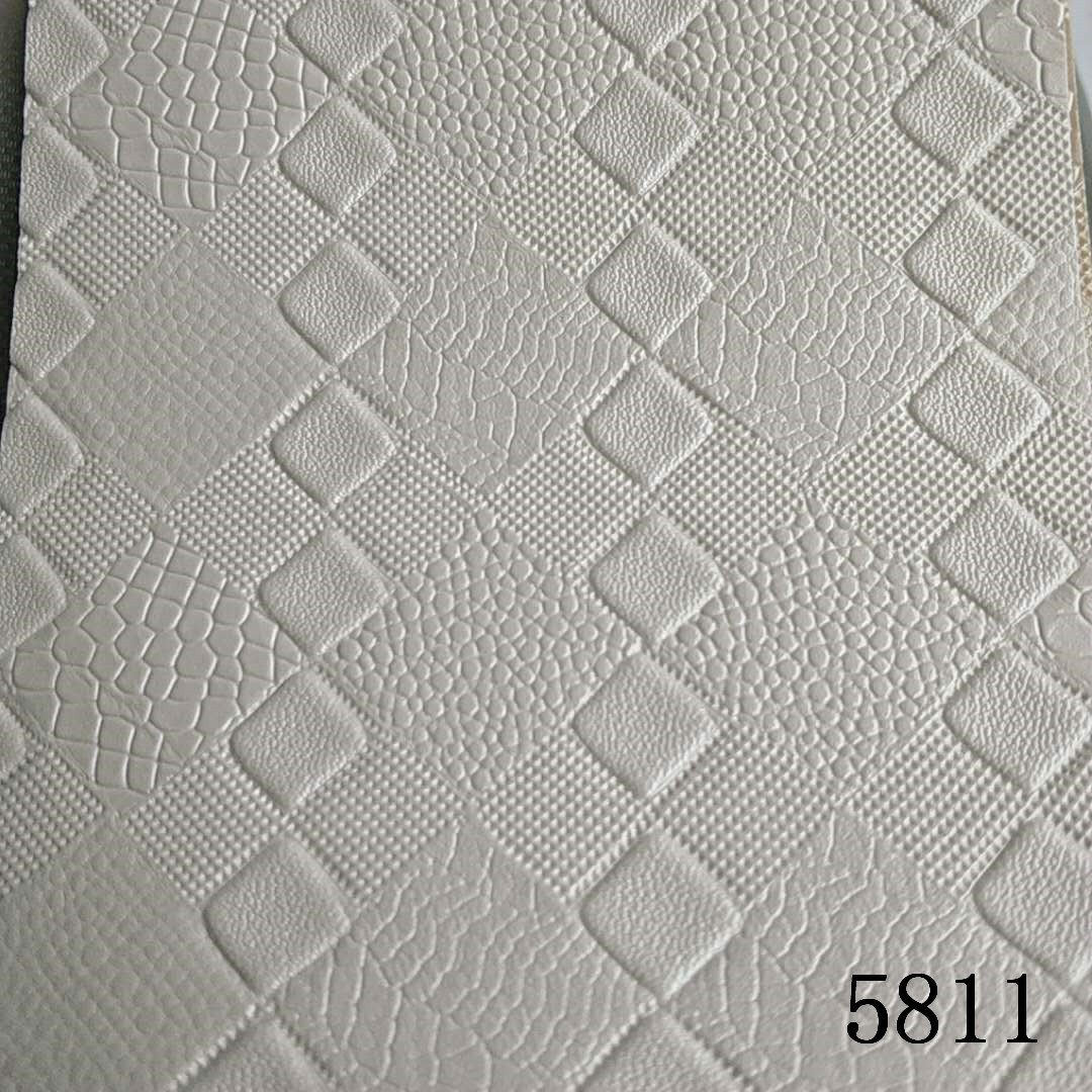 Scratch-resistant PVC artificial leather with brushed edges, sofa leather material, car seat soft package, background wall decorative leather fabric Application Scenario