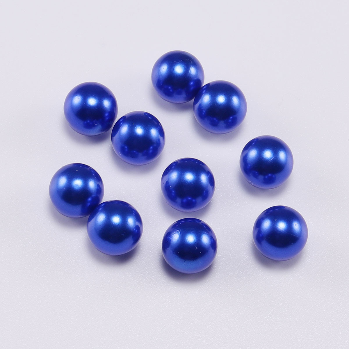 Multicoloured Round Non-Porous Abs Imitation Pearl Candy Color Non-Porous Fake Pearl Diy Jewelry Accessories Acrylic Beads Application Scenario