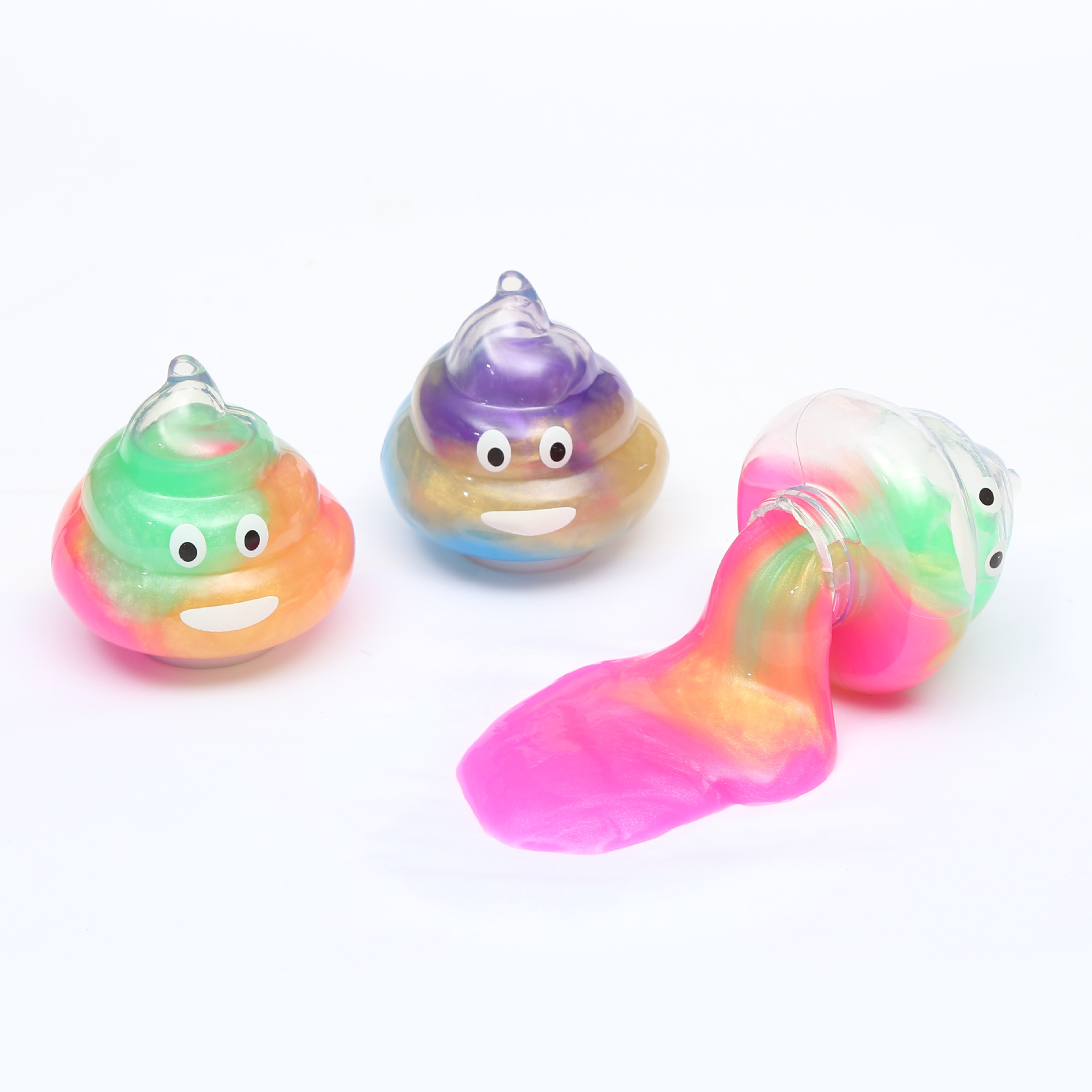 Export sand-skin rubber poop slime sand-skin rubber toys details Picture