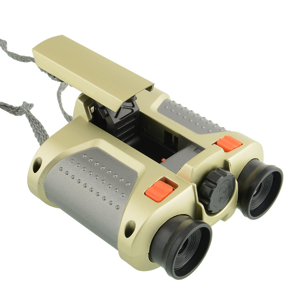 4X30 Children's binoculars with Light Night scope Red and Green Film Low-light Night Vision High Definition Children's 430