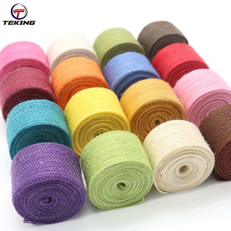 Manufacturers Directly Supply The Stock Of Colorful Jute Fish Silk Hemp Clothing Clothing Woven Belt Home Textile Materials Wholesale details Picture