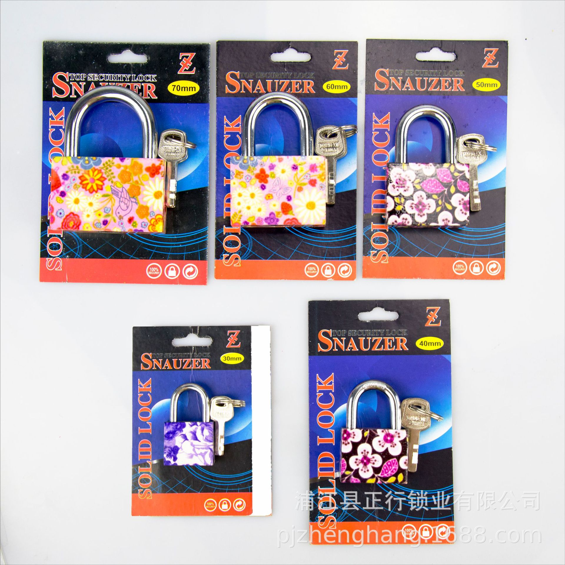 Square Flower Lock Wear-Resistant Durable Anti-Theft Multi-Style Dormitory Cute Stationery Lock Manufacturers Direct Supply Size details Picture