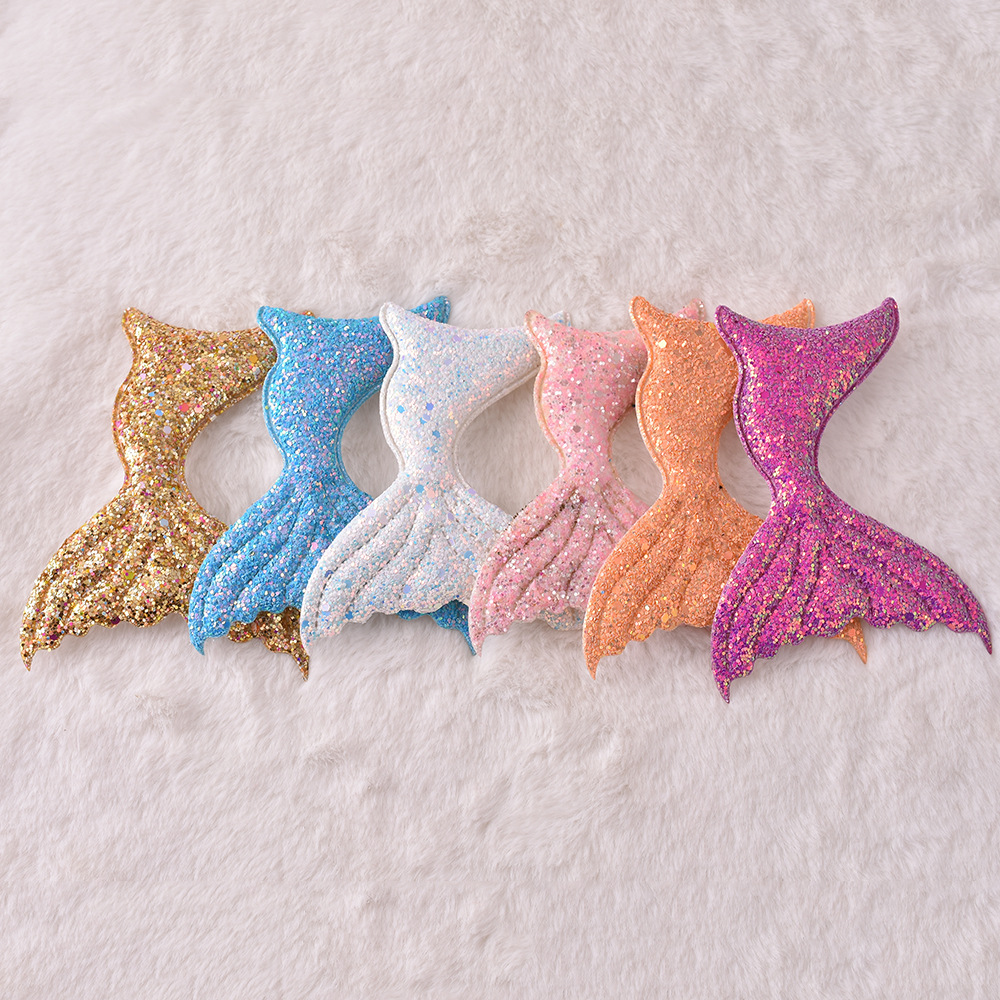 New ultrasonic embossed mermaid tail clothing accessories, cake inserts, ornaments and accessories details Picture