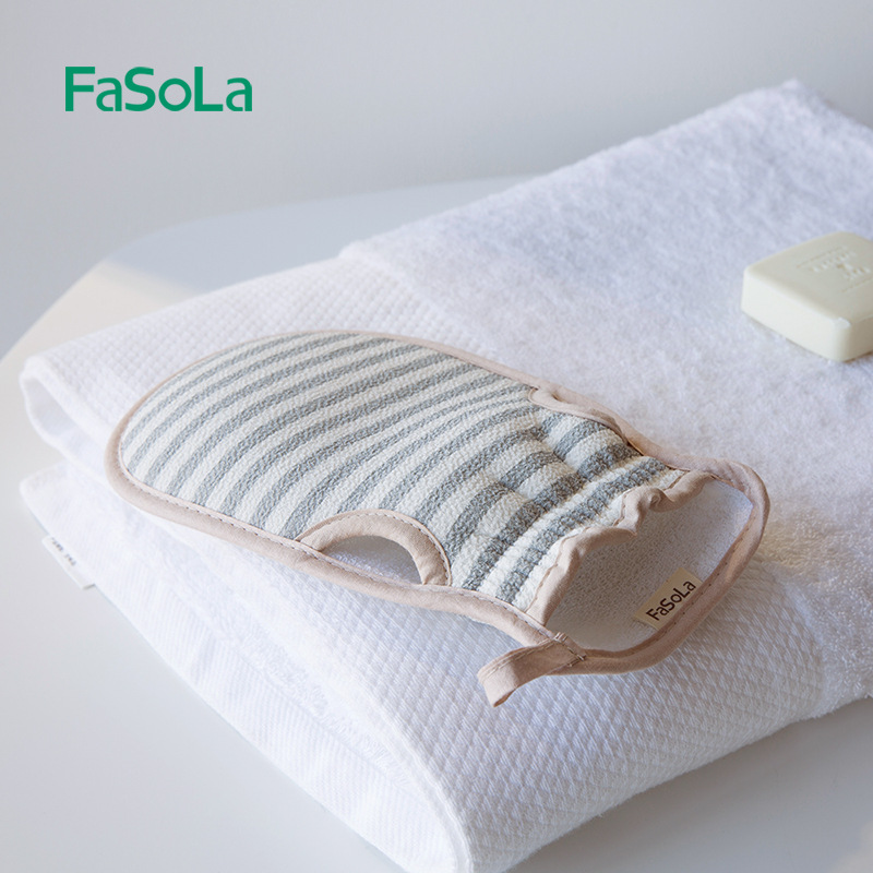 Fasola Bath Towel Powerful Mud To Decontaminate Adult Double-Sided Back Rub Gloves No Rub Household Bath Towel Specification drawing