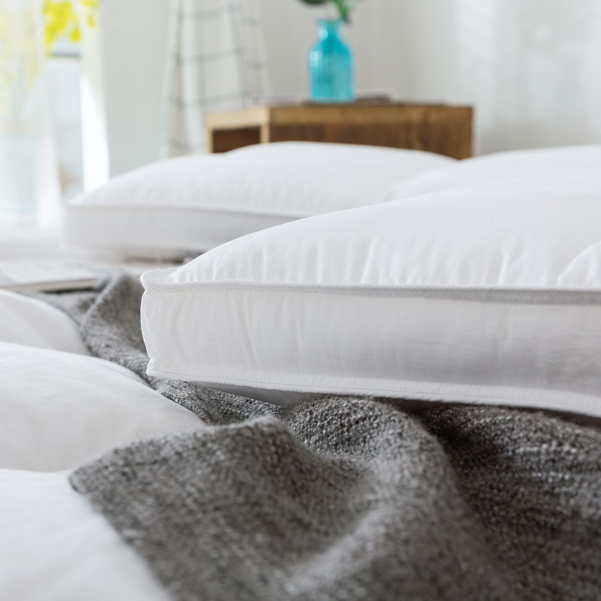 80 washable Rosettes pillow cores, suitable for home use, adult and student neck protectors, five-star hotel three-dimensional pillows Specification image