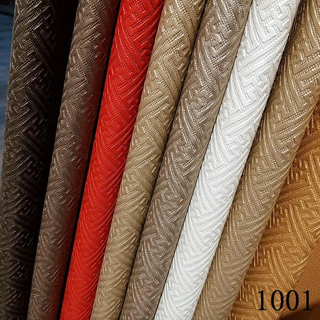 In-stock home decoration soft package background wall, semi-PU knitted base artificial leather with clear texture, background wall decorative leather, packaging leather