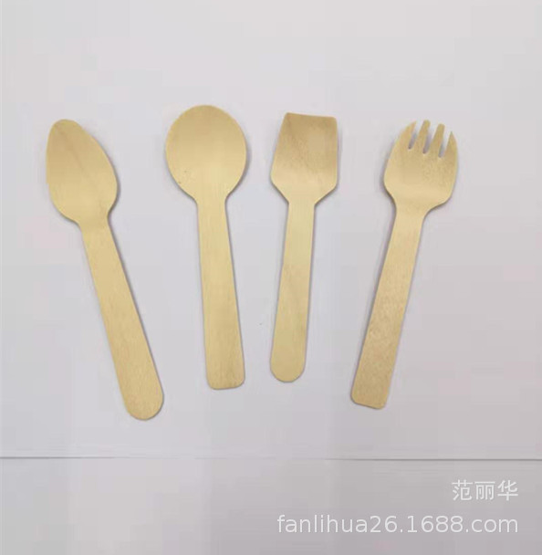 一次性桦木木质餐具 木质刀叉勺