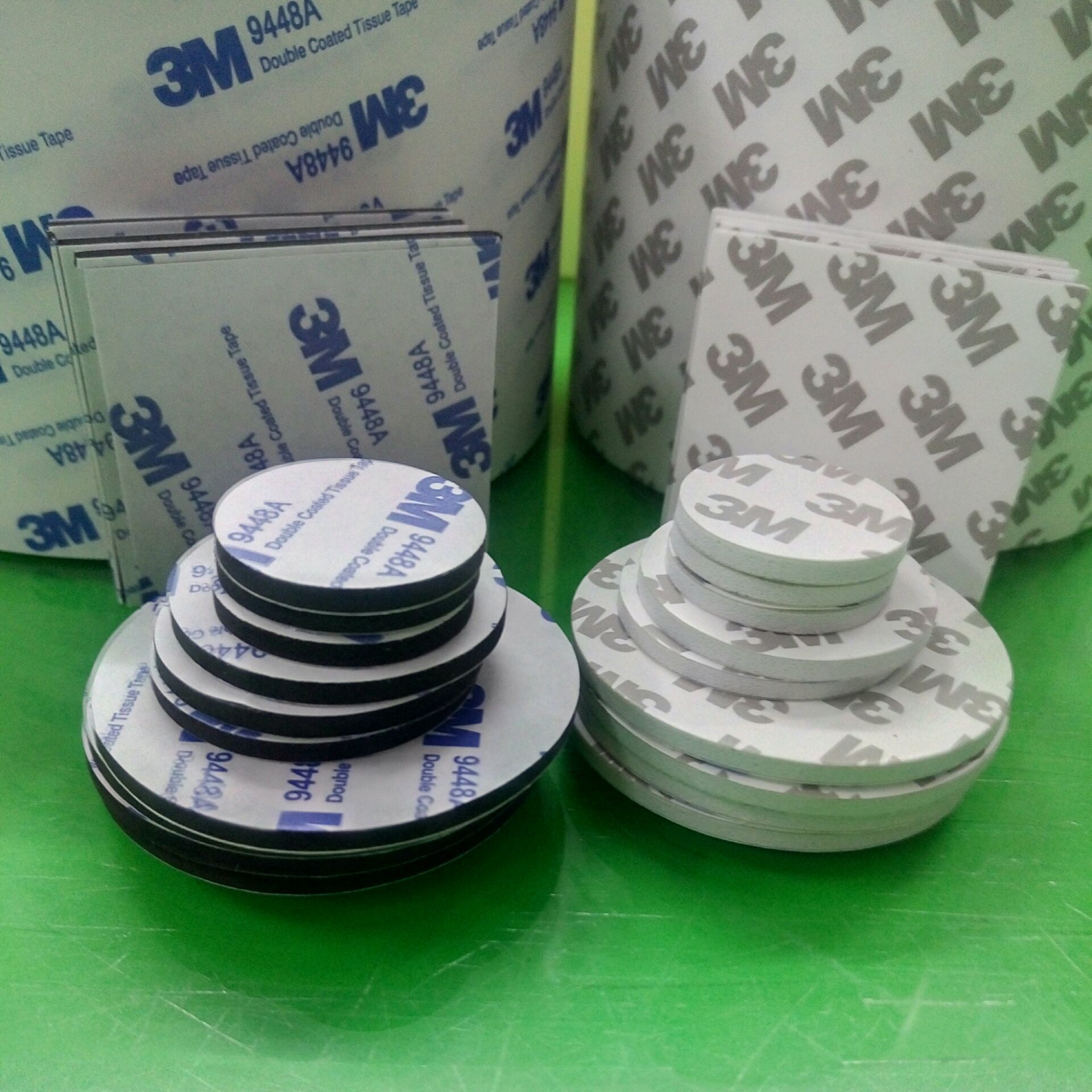 长期供应强力双面胶 自粘泡棉胶贴 圆形背胶胶垫 EVA不干胶模切