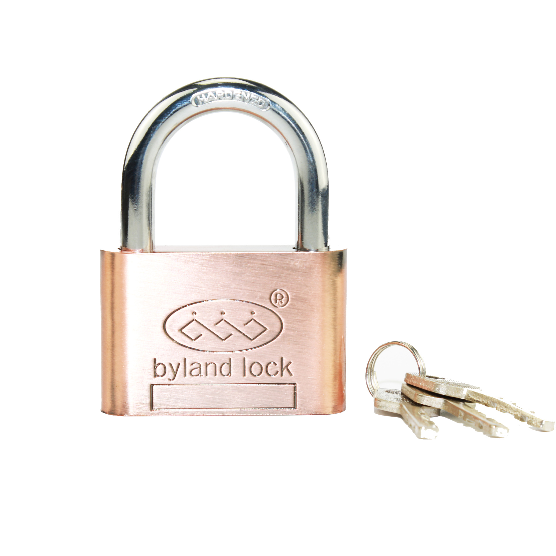 New Red Bronze Big Round Corner Padlock Imitation Stainless Steel Anti-Skid Waterproof Household Lock Industrial Safety Padlock Application Scenario
