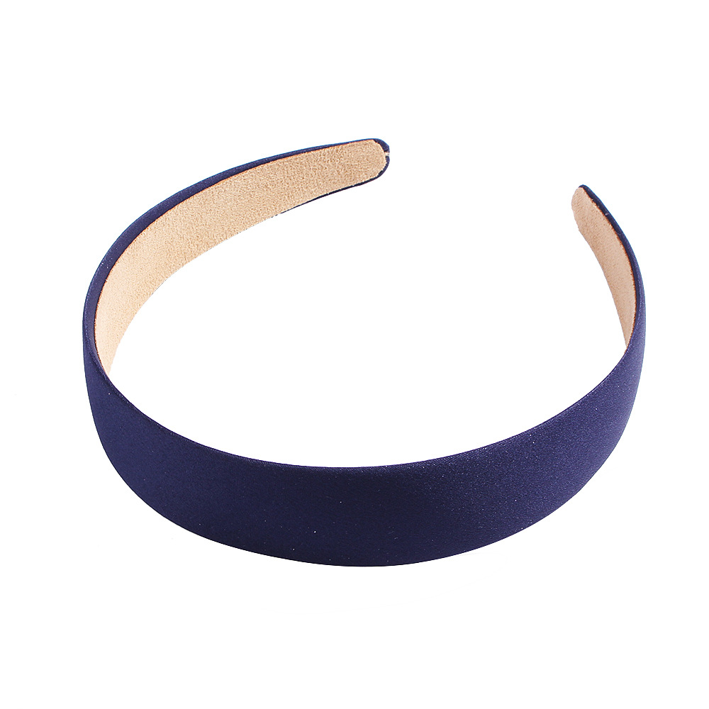 South Korea Hair Accessories 3Cm Wrap Cloth Headband Semi-Finished Wide Headband Multi-Color Optional Yiwu Hair Card Wholesale A188 Item Picture
