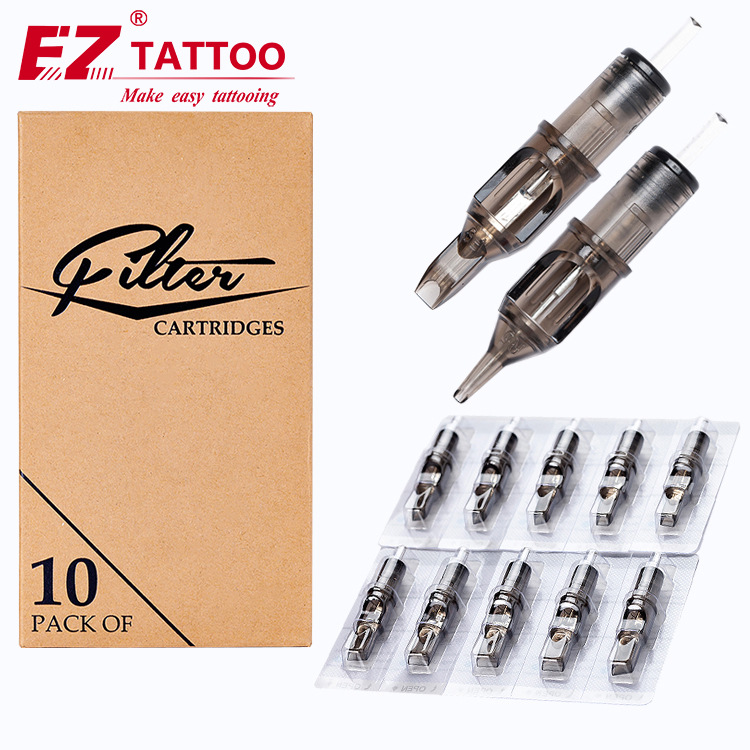 EZ纹身一体针夏安针Filter菲尔特一体针圆针直排针弧排针 10支/盒