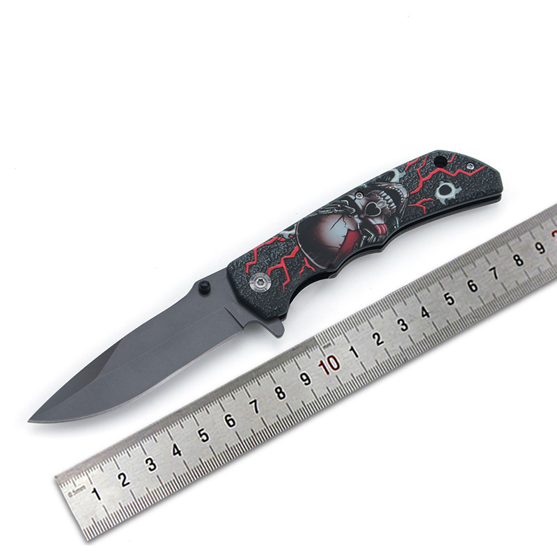 户外折叠刀DA164野营战术刀具高硬度防身迷你小刀多功能求生刀