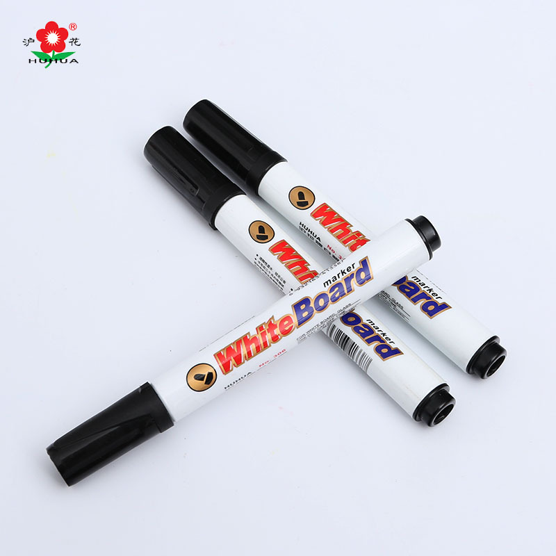沪花白板笔可加墨水性可擦拭记号笔批发黑白蓝红色大头笔现货