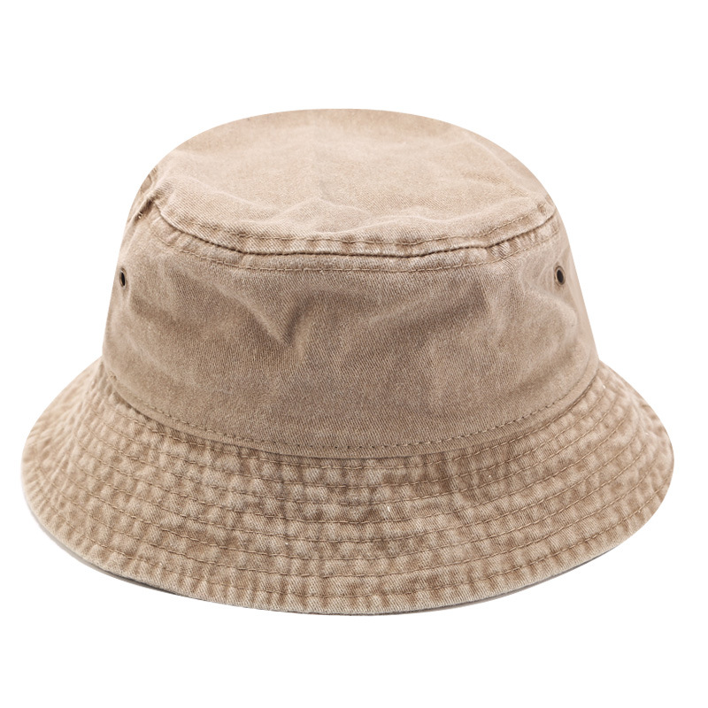 Fisherman's Hat For Men, European And American Ins Washed Polished Board Basin Hat For Women, All-Season Outdoor Travel Sun Protection And Shade Hat Item Picture