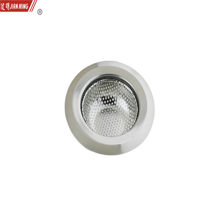 JM8049不锈钢滤水排水网隔 洗菜盆地漏 防堵水槽过滤网漏盆隔渣网