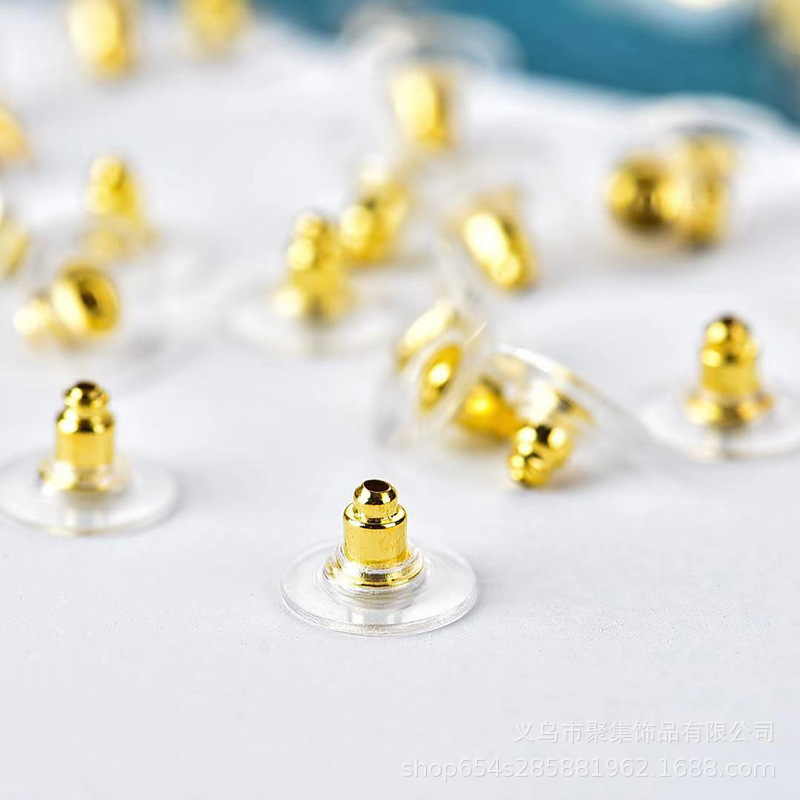 Diy Ear Accessories Frisbee Saucer Color Retaining Copper Electroplating Accessories Ear Studs Bullet Film Ear Plugs Application Scenario