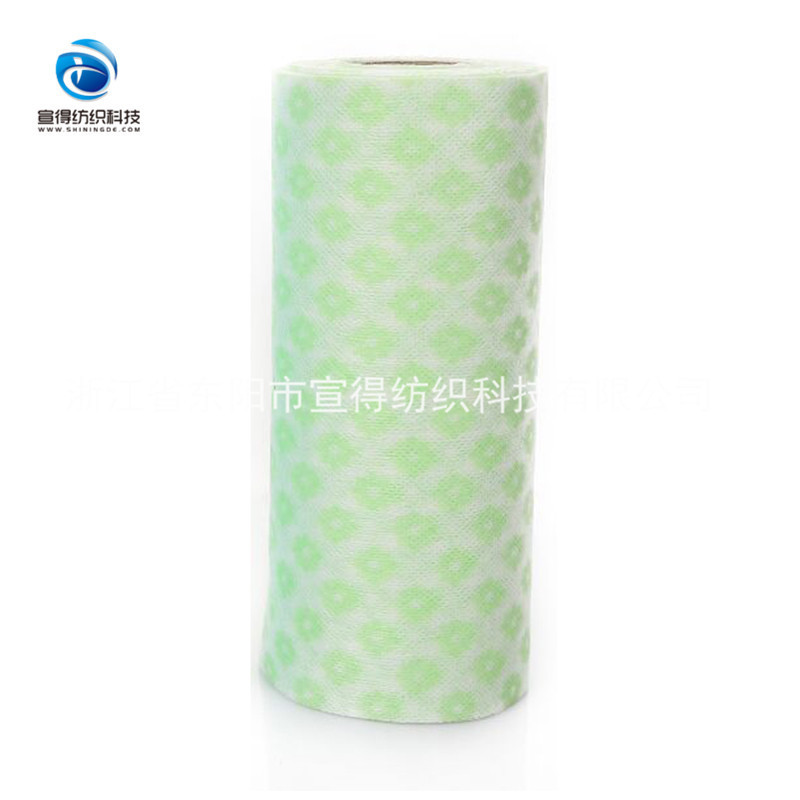 Water-jet printed non-woven fabric, kitchen wiping cloth, cleaning cloth Specification image