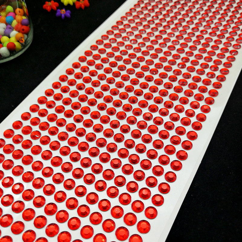 现货大卡儿童装饰钻贴亚克力水晶钻贴纸diy手工水钻贴宝石贴舞台详情图4