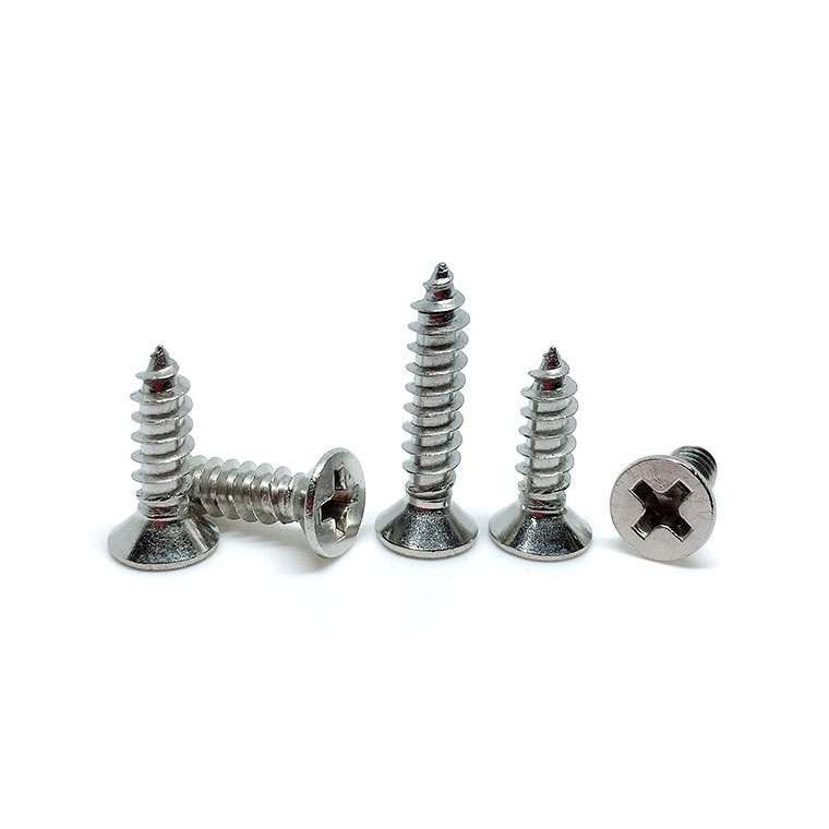 304 stainless steel self-tapping screws, cross countersunk self-tapping screws, self-tapping nails M2, M2, M2, M3, M4, M2.2, M5, M6 details Picture