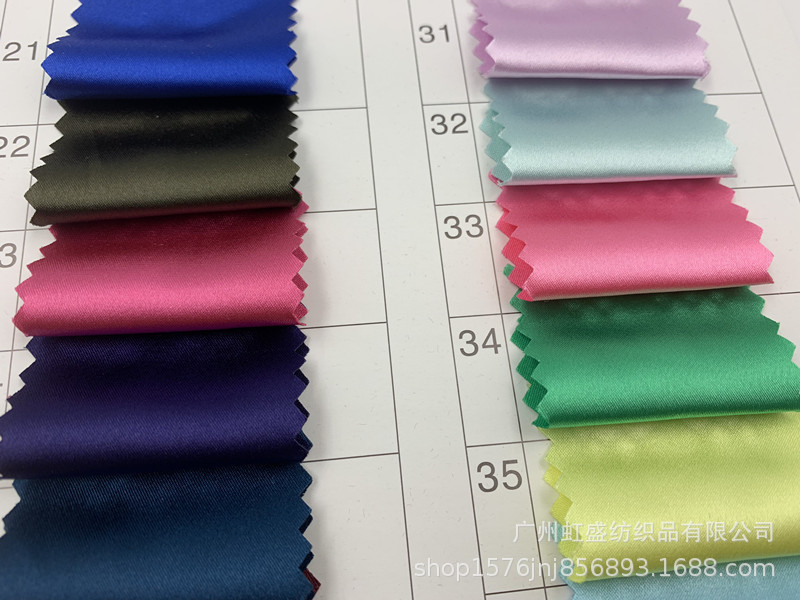 In stock, thickened faux silk high-elasticity silk elastic clothing, satin satin fabric, women's clothing, cheongsam, home wear, shirt fabric Specification image