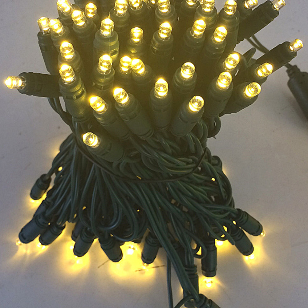 Outdoor IP65 waterproof LED light string, injection type Christmas light string, starry sky tree light decorative color light string Specification image