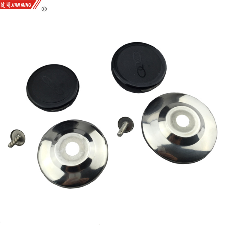 JM8057 Replaceable Pot Lid handle, Bakelite pot lid beads, Stainless Steel pot lid head accessories handle (2 pieces each) Application Scenario