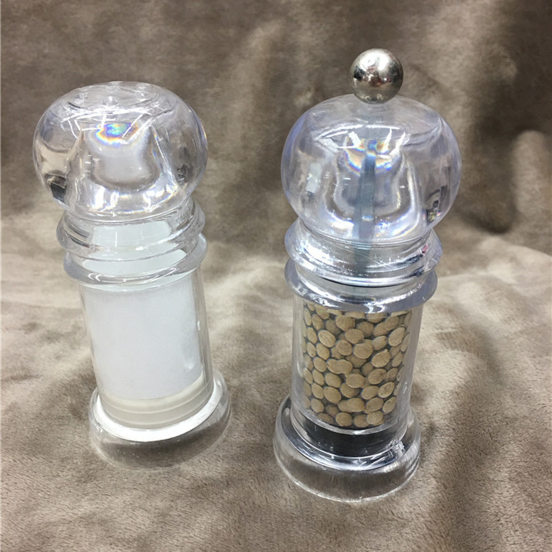 Peppercorns Grinder Peppercorns Powder Bottle Manual Grinding Household Seasoning Bottle Jar Peppercorns Grinding Two Sets Item Picture