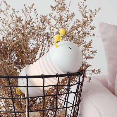 Cute caterpillar night light led usb small night light, home bedside small night light, student dormitory wake-up light Specification image