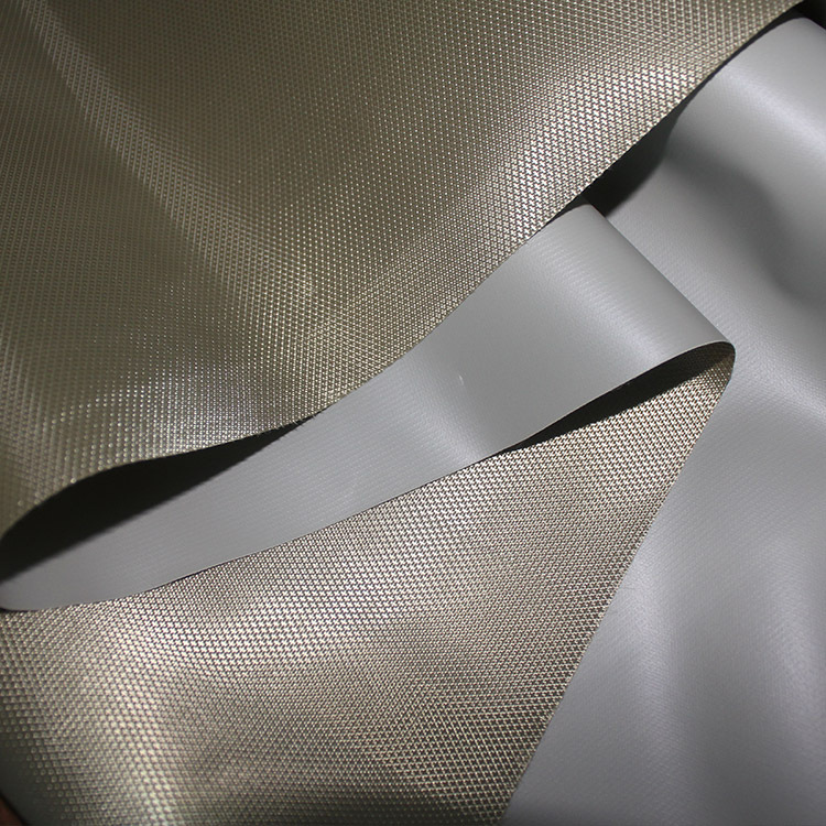 Wholesale of new special offer trolley bag fabric, cross-jacquard PVC Oxford fabric, factory direct sales, in stock supply details Picture