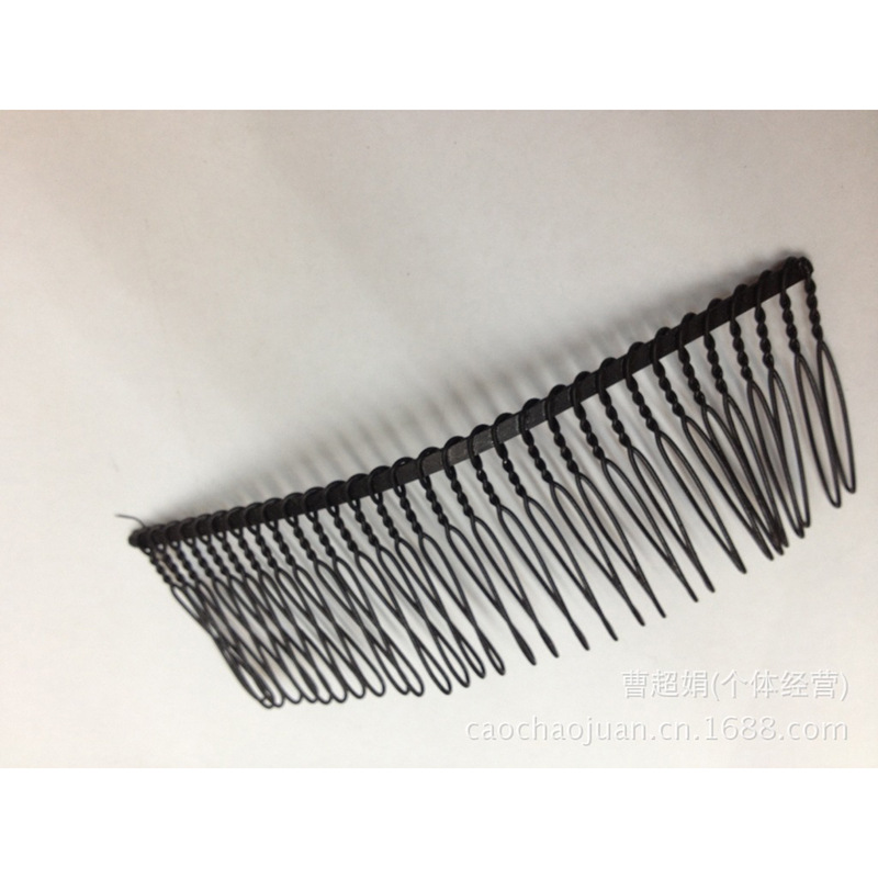 Korean diy handcrafted iron hair comb headwear, new comb base comb, 30-tooth insert comb wholesale factory supply