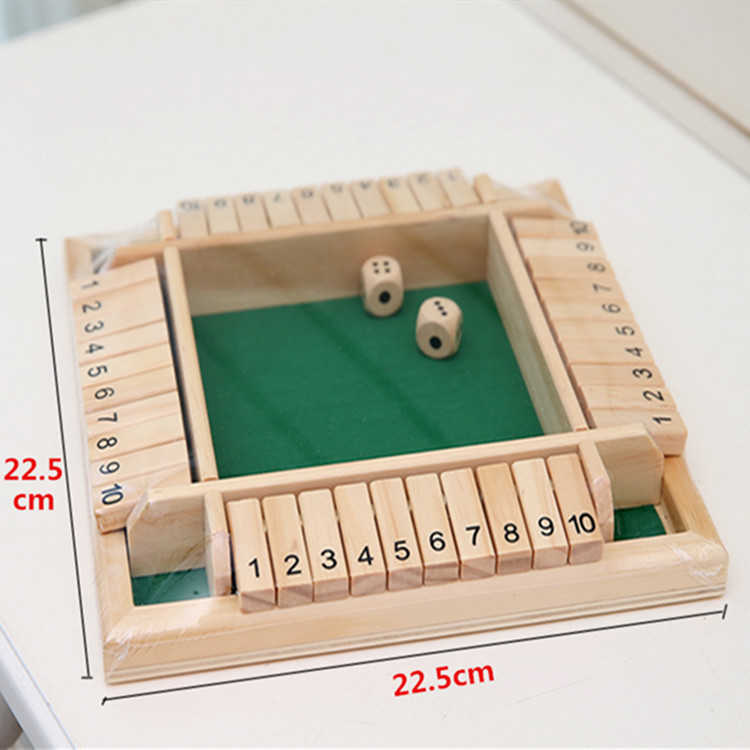 Quadruple card game digital game toys children board game Bar party casual gambling game Specification drawing