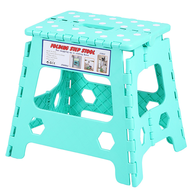 厂家供应手提式折叠凳SL-D320 户外好帮手塑料折叠凳图